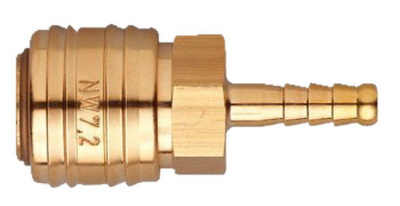 СОЕДИНИТЕЛЬ ЛАТУНЬ БРС ШЛАНГОВЫЙ 8 ММ